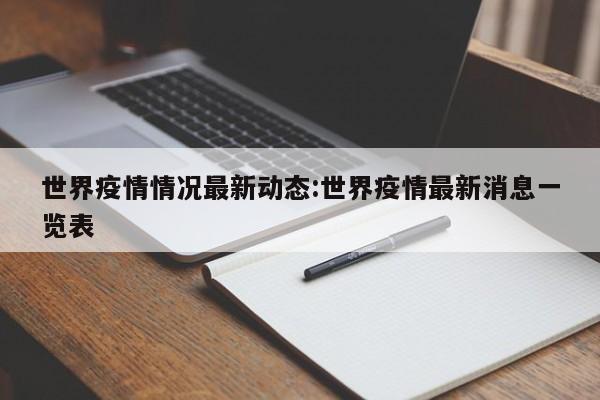 世界疫情情况最新动态：世界疫情最新消息一览表