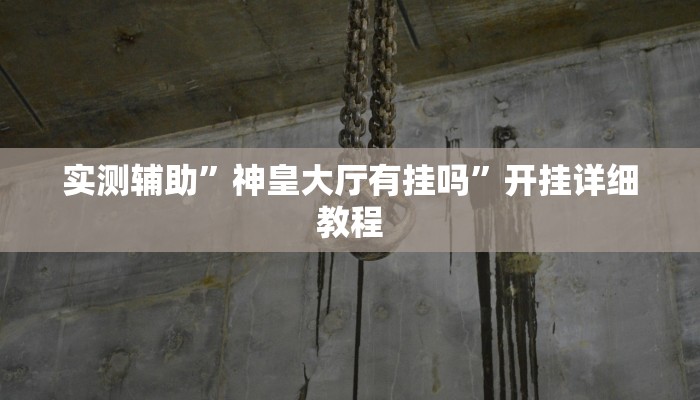 实测辅助”神皇大厅有挂吗”开挂详细教程