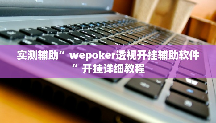 实测辅助”wepoker透视开挂辅助软件”开挂详细教程