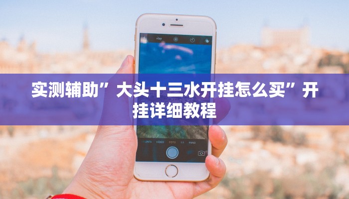 实测辅助”大头十三水开挂怎么买”开挂详细教程