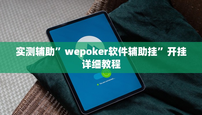 实测辅助”wepoker软件辅助挂”开挂详细教程