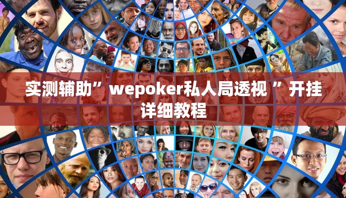 实测辅助”wepoker私人局透视 ”开挂详细教程