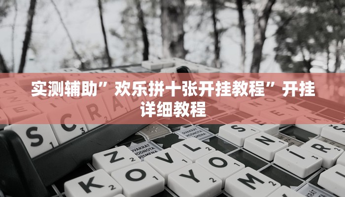 实测辅助”欢乐拼十张开挂教程”开挂详细教程