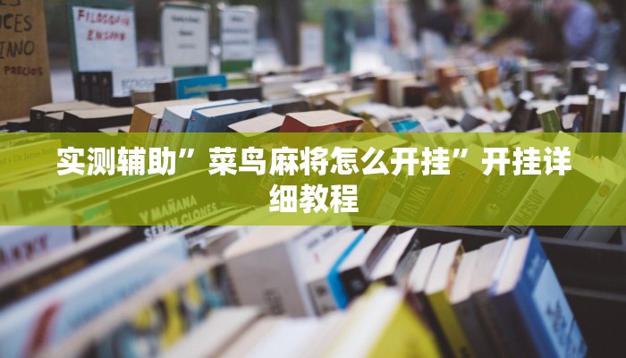 实测辅助”菜鸟麻将怎么开挂”开挂详细教程