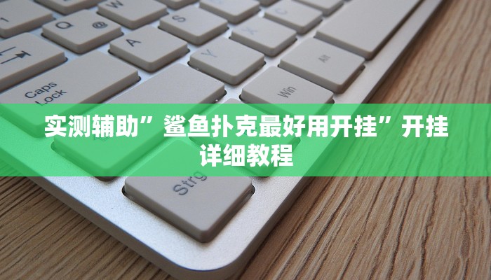 实测辅助”鲨鱼扑克最好用开挂”开挂详细教程