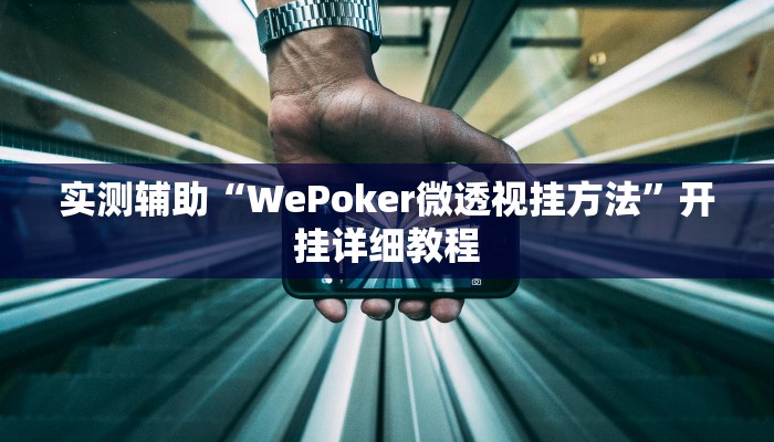 实测辅助“WePoker微透视挂方法”开挂详细教程