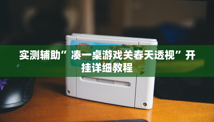 实测辅助”凑一桌游戏关春天透视”开挂详细教程