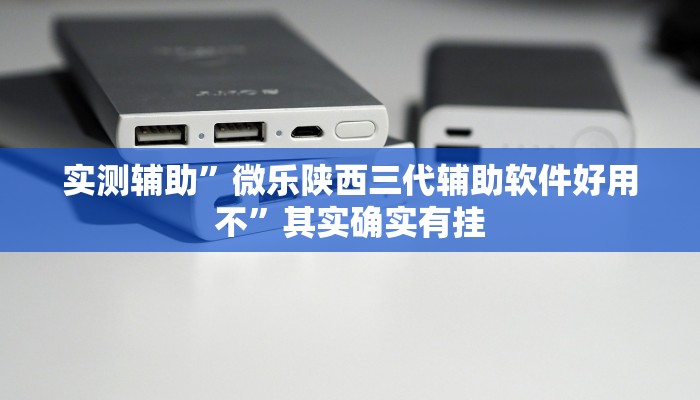 实测辅助”微乐陕西三代辅助软件好用不”其实确实有挂