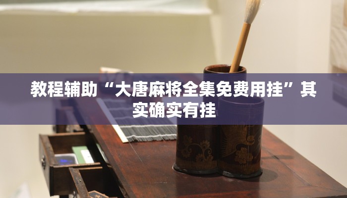 教程辅助“大唐麻将全集免费用挂”其实确实有挂