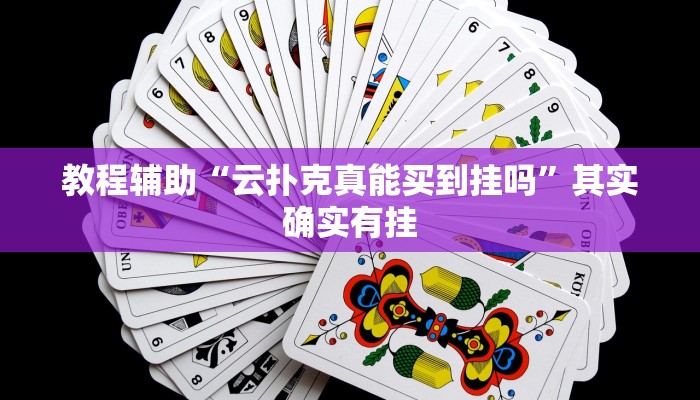 教程辅助“云扑克真能买到挂吗”其实确实有挂